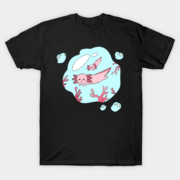 Axolotl T-Shirt by Nimmersatt